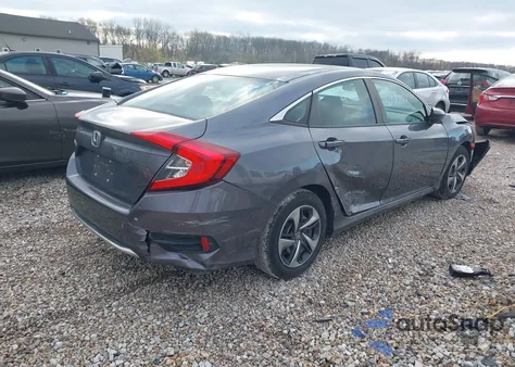 2020 Honda Civic Lx z USA, uszkodzony, nr VIN 2HGFC2F69LH548900